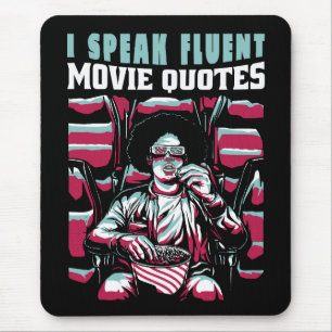 Tapis De Souris Je parle couramment les citations de films