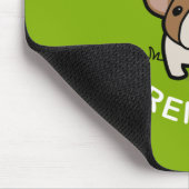Tapis De Souris Je parle Frenchie - vert (Coin)