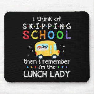Tapis De Souris Je pense à l'école de saut Je me souviens que je n