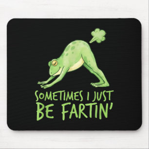 Tapis De Souris Je pète vintage drôle graphique mème grenouille