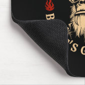 Tapis De Souris Je peux réparer Stud mais ça va faire mal à singe (Coin)