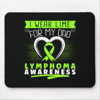 Tapis De Souris Je Porte De La Chaux Pour Mon Père Lymphoma Sensib