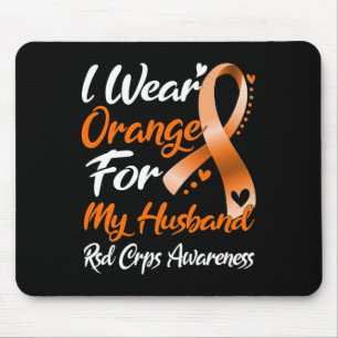 Tapis De Souris Je Porte De L'Orange Pour Mon Mari Rsd Crps Sensib