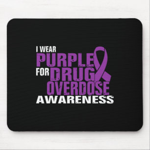 Tapis De Souris Je Porte Du Purple Pour La Sensibilisation À La Su
