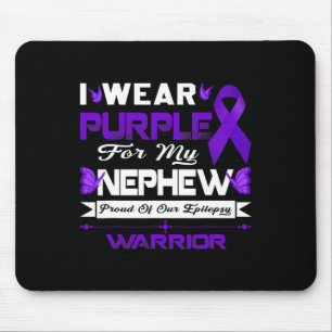 Tapis De Souris Je Porte Du Purple Pour Ma Fière Népalaise De Notr