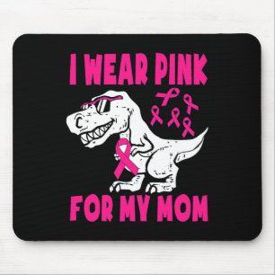 Tapis De Souris Je Porte Du Rose Pour Ma Mère Tendance De Sensibil