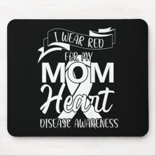 Tapis De Souris Je Porte Du Rouge Pour Ma Mère Sensibilisation Aux