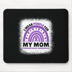 Tapis De Souris Je Porte Du Violet Pour Ma Mère Fibromyalgie Sensi