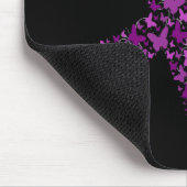 Tapis De Souris Je Porte Du Violet Pour Ma Sensibilisation À L'Épi (Coin)