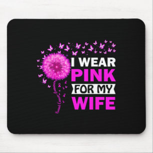 Tapis De Souris Je Porte Le Rose Pour Ma Femme Sensibilisation Au