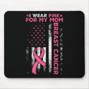 Tapis De Souris Je Porte Le Rose Pour Ma Mère Conscience Du Cancer