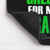 Tapis De Souris Je Porte Le Vert Pour Mon Grand-Père Handicap Cerv (Coin)