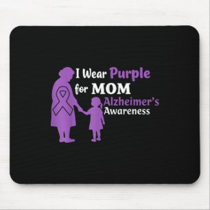 Tapis De Souris Je Porte Le Violet Pour Maman Heimers Sensibilisat