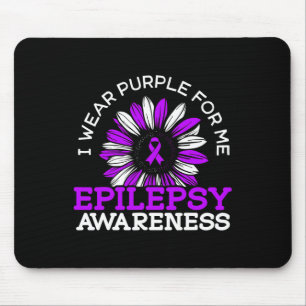 Tapis De Souris Je Porte Le Violet Pour Moi Epileptique Séizure Ep