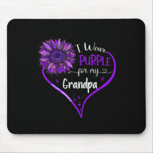 Tapis De Souris Je Porte Le Violet Pour Mon Grand-Père Epilepsie S