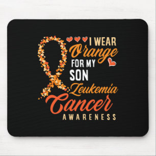 Tapis De Souris Je Porte L'Orange Pour Mon Fils Leucémie Cancer Se