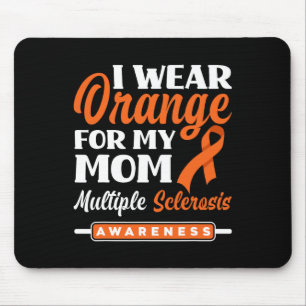 Tapis De Souris Je Porte Orange Pour Ma Mère Sclérose En Plaques