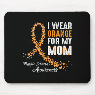 Tapis De Souris Je Porte Orange Pour Ma Mère Sclérose En Plaques