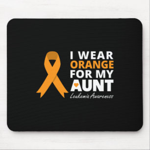 Tapis De Souris Je Porte Orange Pour Ma Tante Ribbon Family Warrie