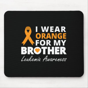 Tapis De Souris Je Porte Orange Pour Mon Frère Ribbon Family Warri