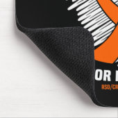 Tapis De Souris Je Porte Orange Pour Mon Père RSDCRPS Sensibilisat (Coin)