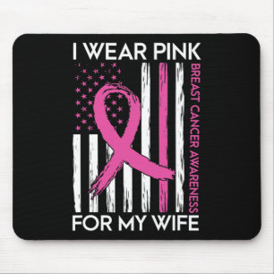 Tapis De Souris Je Porte Rose Pour Ma Femme Mois Du Cancer Du Sein