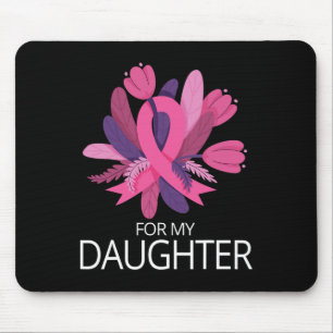 Tapis De Souris Je Porte Rose Pour Mon Ruban Rose Pour Le Cancer D