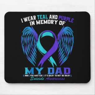 Tapis De Souris Je Porte Turquoise Et Violet Pour Les Adjudants Su