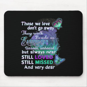 Tapis De Souris Je Porte Turquoise Et Violet Pour Quelqu'Un Qui Me