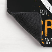 Tapis De Souris Je porte un complexe de sensibilisation à l'Orange (Coin)