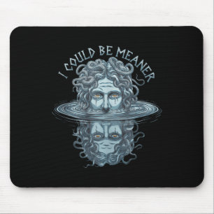 Tapis De Souris Je Pourrais Être Sérieux Medusa Mythologie Grecque