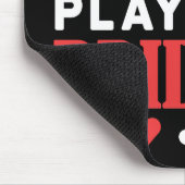 Tapis De Souris Je préférerais jouer au pont (Coin)