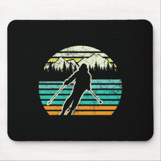 Tapis De Souris Je Préférerais Skier Snowy Adventure Ski Sn