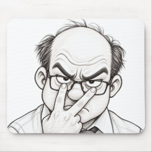 Tapis De Souris Je regarde votre humour au travail