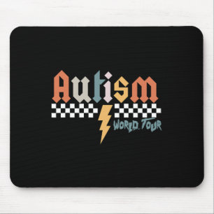 Tapis De Souris Je Rock Spectrum Autism World Tour Autism Aware
