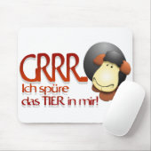 Tapis De Souris Je sens l'animal en moi ! (Avec souris)