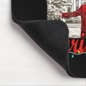 Tapis De Souris Je serai à la maison pour Noël Père Noël drôle Tru (Coin)