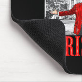 Tapis De Souris Je serai à la maison pour Noël Père Noël drôle Tru (Coin)