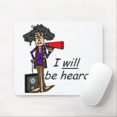Tapis De Souris Je Serai Entendu (Avec souris)