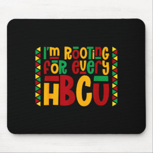 Tapis De Souris Je soutiens chaque collège noir historique Hbcu