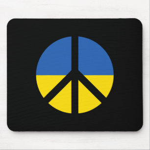 Tapis De Souris Je soutiens l'Ukraine, je suis avec l'Ukraine Drap