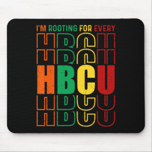 Tapis De Souris Je soutiens pour chaque Hbcu Noir Histoire Mois Gr