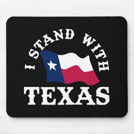 Tapis De Souris Je suis avec le Texas (Devant)