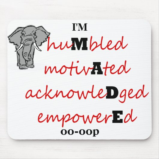 Tapis De Souris Je SUIS FAIT (Devant)