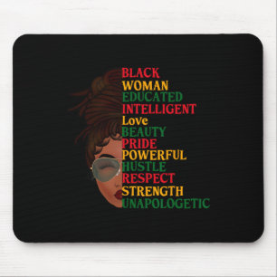 Tapis De Souris Je Suis Femme Noire Histoire Noire Mois Éducation