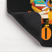 Tapis De Souris Je Suis Heureux Pour Les Livres Automne Bibliothéc (Coin)