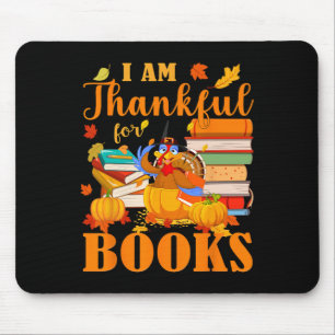 Tapis De Souris Je Suis Heureux Pour Les Livres Automne Bibliothéc
