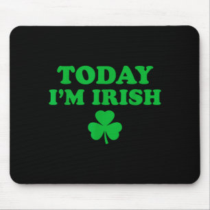 Tapis De Souris Je suis irlandais, shamrock jour de la Saint-Patri