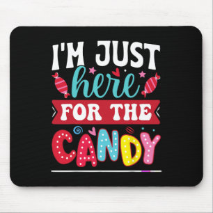 Tapis De Souris Je suis juste ici pour l'Hallowee de Noël des bonb