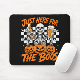 Tapis De Souris Je suis juste là pour les boos squelette d'Hallowe